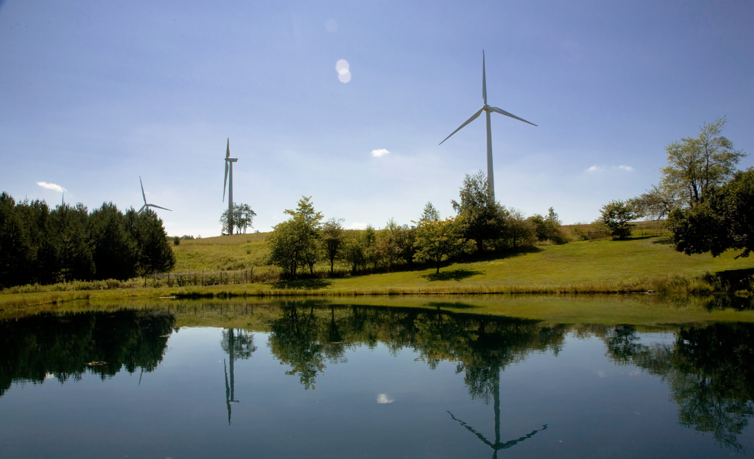 Casselman wind farm, photo credit Avangrid